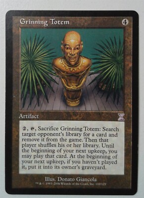 Grinning Totem *Rare* Magic MtG x1 Timeshifted MP