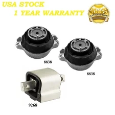 3PCS MOTOR & TRANS MOUNT FIT 1996-2002 MERCEDES SL500, SL55 AMG 5.0L, SL600 6.0L