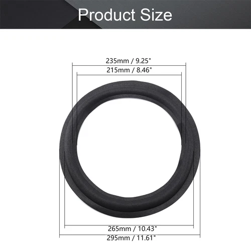 4/5/6/8/10/12 Speaker Foam Edge Surround Rings For Speaker Repair SubWoofer - Picture 12 of 32
