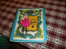 Vintage 1968 The World Of Barbie Carrying Case 12 1/2" x 10 1/2" x 2 1/2" Wear