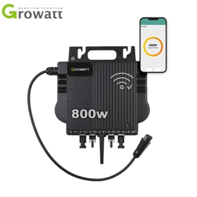 800W Micro Wechselrichter Growatt NEO 800M-X für Balkonkraftwerk -0% MwSt.*