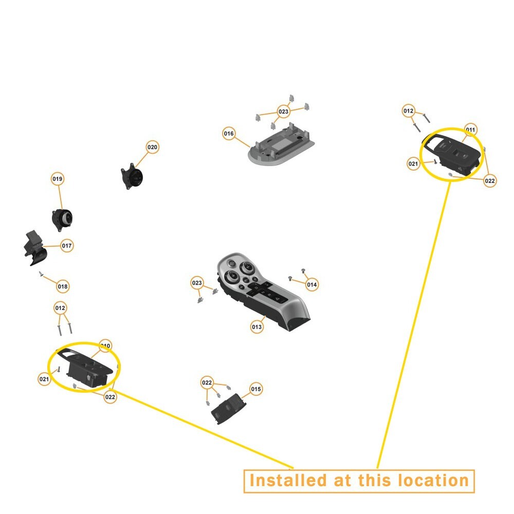 For McLaren 540C 570S Power Window Door  Switch kit OEM:13M0433CP 13M0434CP