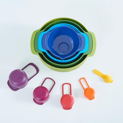 Food Preparation Bowl Set 9pcs Joseph Nest Role Playing Toy Children 3y+