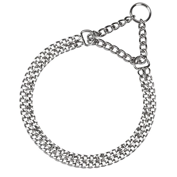 Ferplast Halsband HalbwüRger Kette Rostfrei Verchromt FüR-image