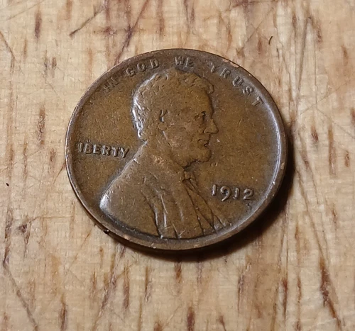 Lincoln Wheat Cent 1912 P FINE #4
