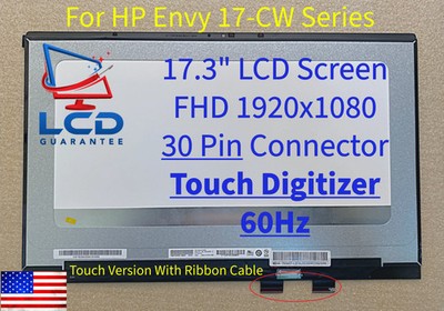 HP 17-CW0023DX 17.3'' FHD 1920x1080 60Hz Touch Digitizer Laptop LCD Screen