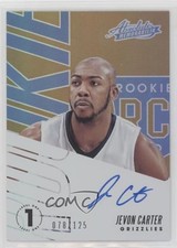 2018-19 Panini Absolute Memorabilia Rookie 78/125 Jevon Carter #RA-JCT Auto vf5