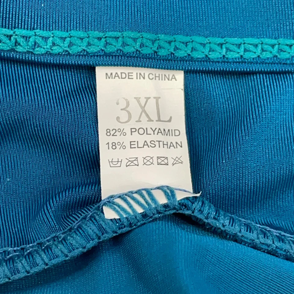 Haut de bikini, taille : 3XL, bleu, élasthanne/polyamide, autre, femme #xED - Photo 3/4