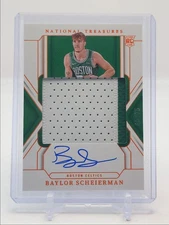 BAYLOR SCHEIERMAN 2024-25 NATIONAL TREASURES RPA ROOKIE ORANGE AUTO 45/75