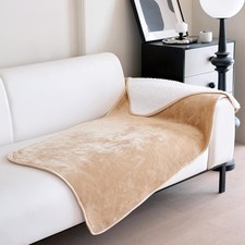 gogobunny Dog Blanket, Waterproof Reversible Sherpa Fleece Throw Blanket, Fur...