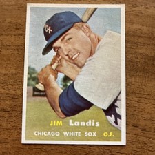 1957 Topps - Jim Landis #375 (RC)
