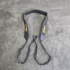 Vintage Nikon Yellow Logo Stripes Camera Strap