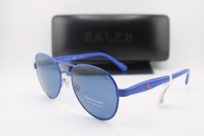NEW POLO RALPH LAUREN PH 3141 9438/80 BLUE AVIATOR AUTHENTIC SUNGLASSES 55-19