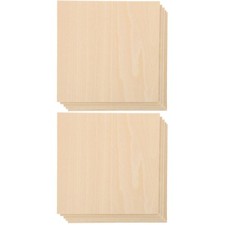 Set of 2 Hardwood Planks Unpainted Board Woodcraft Unfinished Supplies