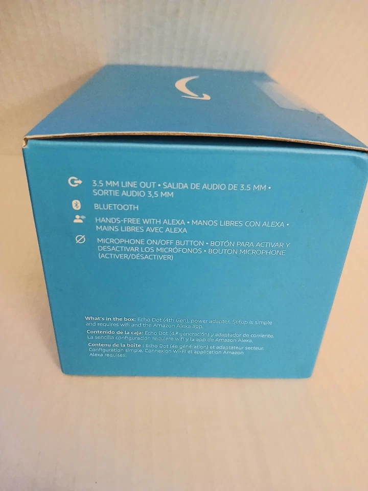 NEW Sealed Echo Dot (4th Gen) | Smart speaker with Alexa White - Image 4 of 4