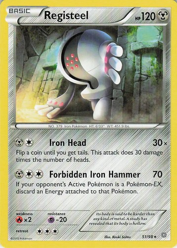 Registeel 51/98 XY - Ancient Origins Regular Rare