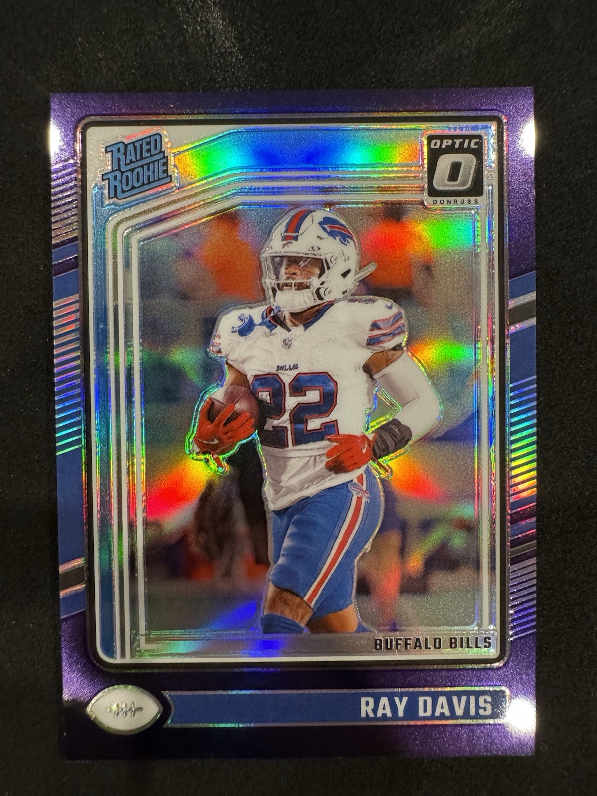 2024 Donruss Optic Ray Davis Rated Rookie Purple /60 #283
