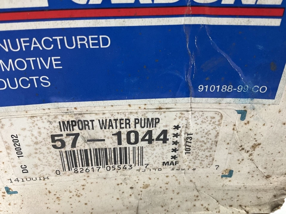 REMAN. Bomba de agua Cardone 57-1044 para 1976-1977 Plymouth Colt 2,0 L-L4 Foto 4 de 4