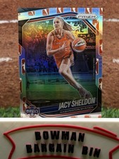 2025 Panini Prizm WNBA - WNBA Logo Prizm #113 Jacy Sheldon Mystics