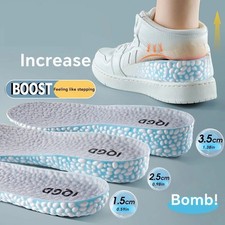 Invisible Height Increase Insoles EVA Shock Absorbing Men Women