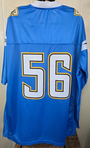 San Diego Chargers Shawne Merriman #56 Football Jersey Powder Blue 2XL