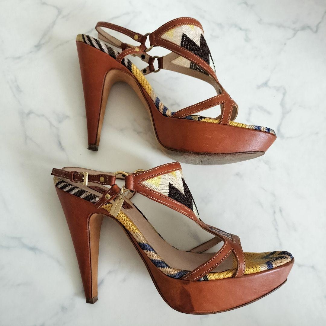 Missoni Geometric Pattern Multicolor Espadrille H… - image 14