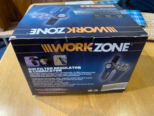 New & boxed Aldi Workzone compressed air tool Air filter regulator & lubricator