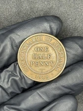 Australian One Half Penny 1916-i