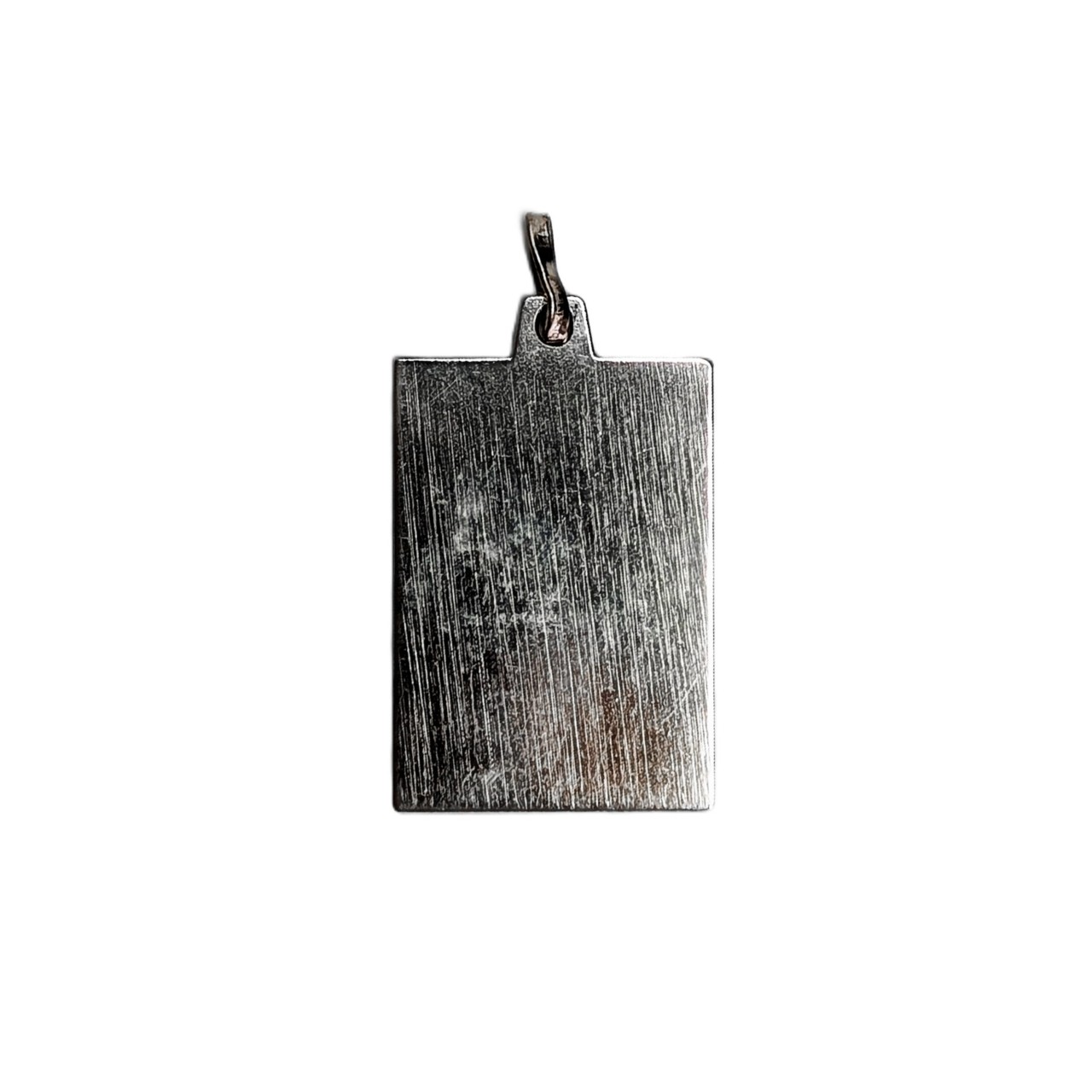 Sterling Silver Rectangular Bar Plaque Pendant #9… - image 3