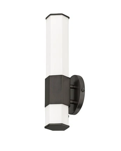 Hinkley Facet 14" High Black Oxide LED Wall Sconce - Picture 5 of 9
