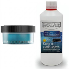 Philips Quick Clean CC Cartridge + Rozar Bottle Shaver Cleaner Fluid 3 Refill UK