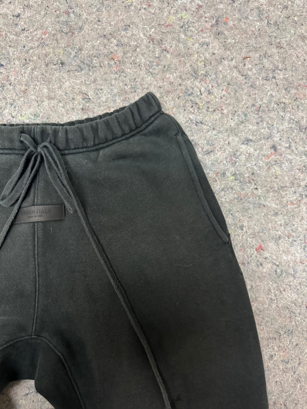 Essentials Fear Of God Sweatpants Mens XS Black Fleece Joggers Elastic Waist thumbnail 8