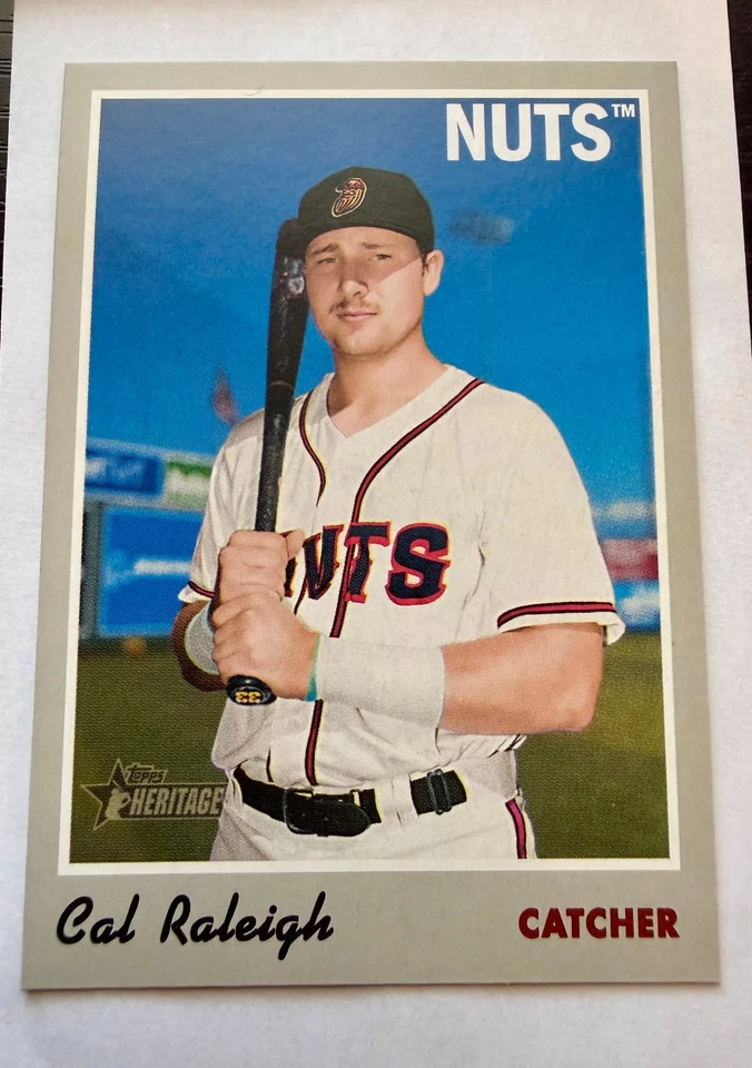 CAL RALEIGH - 2019 Topps Heritage Minor League #62 (2) Card Lot - Image 3 of 4