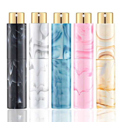 5 PCS Perfume Atomizer Bottles Set, Refillable Mini Travel Size Empty Perfume...