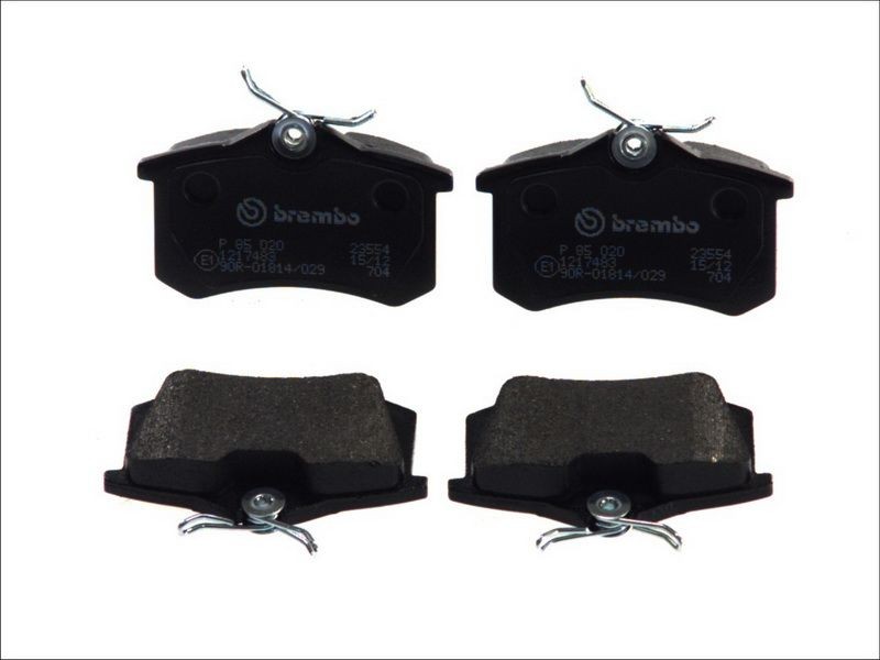 Plaquettes de frein avant Brembo P 85 020 anti-bruit pour C2 1.6
