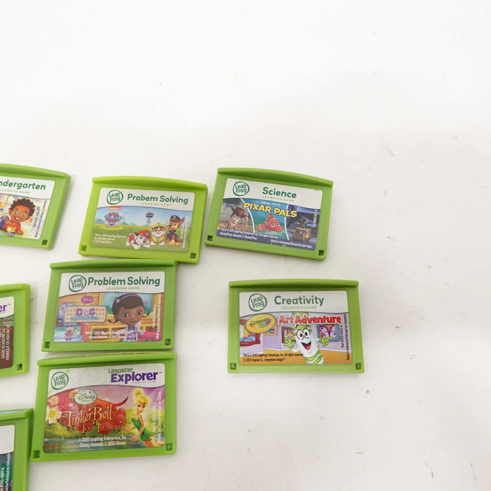 Lot of 8 LeapFrog Leapster Explorer Game Cartridges Mixed Subjects Learning Kids - Image 2 of 4