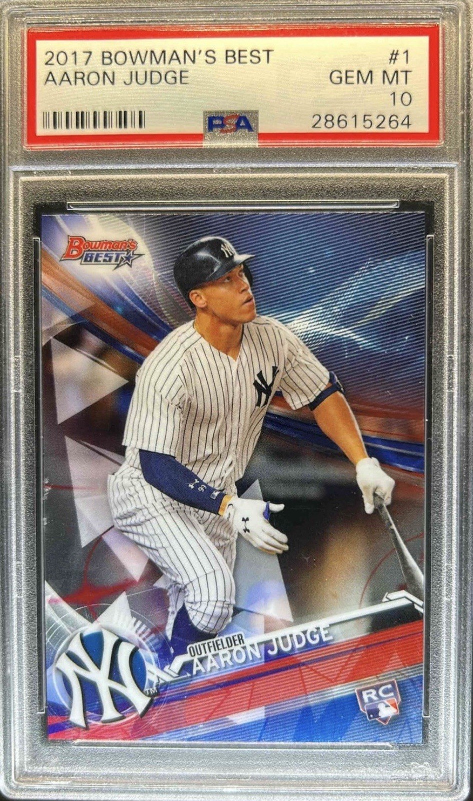 2017 Bowman's Best - Aaron Judge #1 Rookie PSA 10 RC