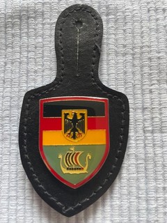Brustanhänger Verbandsabzeichen Bundeswehr Log Kdo AFNORTH Flensburg