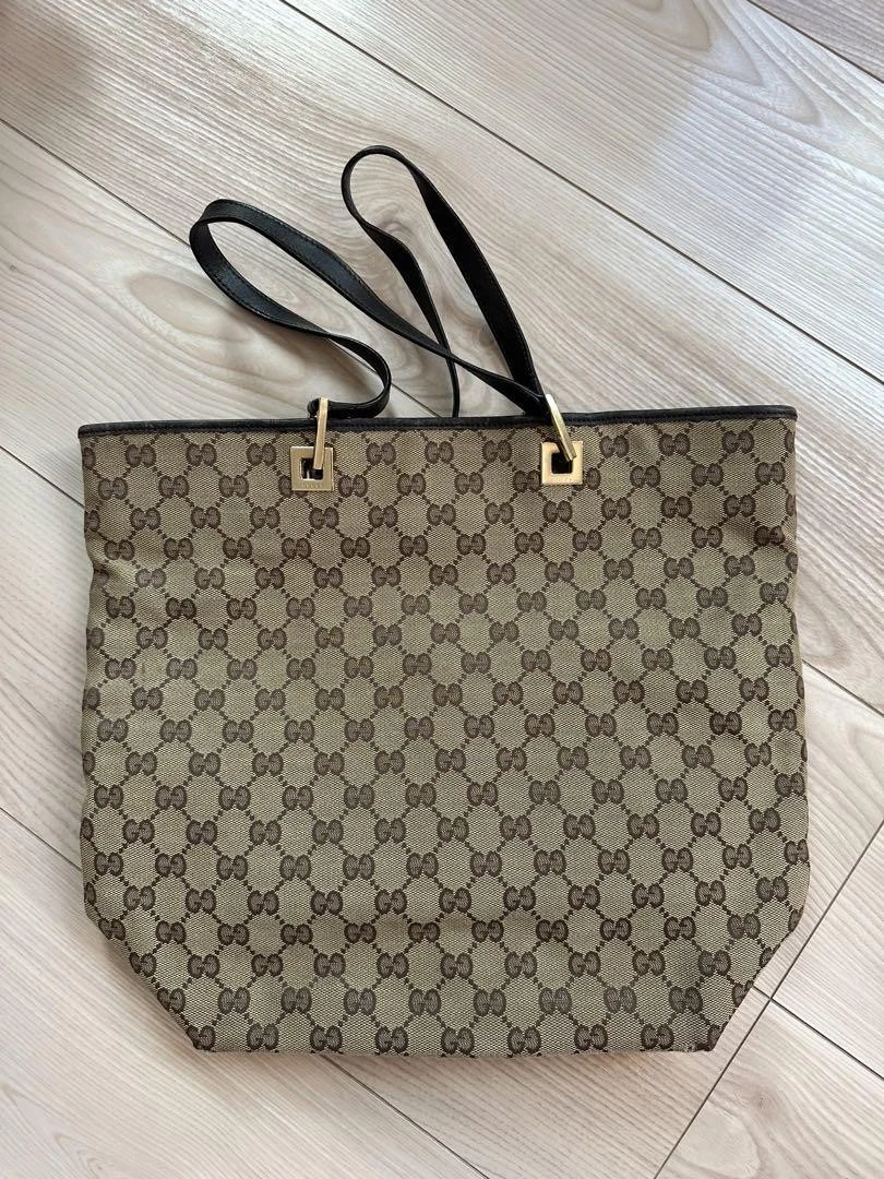 Sac fourre tout GUCCI toile beige