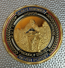 US ARMY VETERAN MORALE COIN PROUDLY SERVED