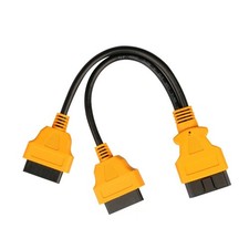 OBD2 Splitter Cable, 16-Pin, 30cm, TPE, 12V, Durable & Easy Install