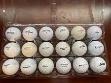 18 Assorted Used Golf Balls