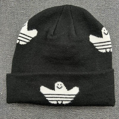 Adidas Shmoo Beanie Beanie Mütze One Size Trefoil Schwarz Weiß OSFA
