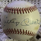 Mickey Mantle Signed Autographed American League Baseball Ball JSA LOA Yankees