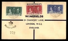 Mayfairstamps Falkland Islands FDC King and Queen Registered Crown First Day Cov
