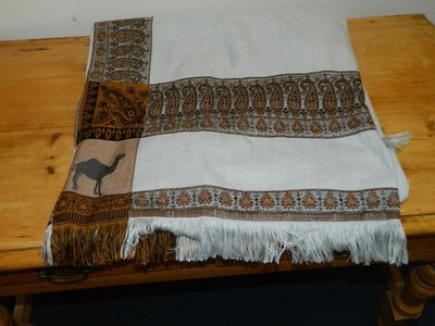 Reto Vintage Beduinenstil CAMEL Baumwolle SATTELDECKE / Überwurf Made in Egypt