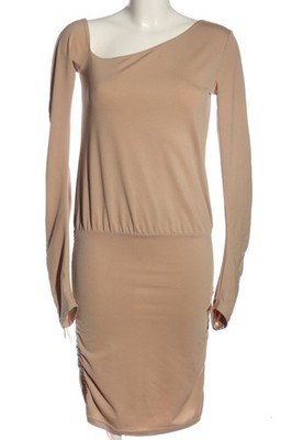 LAURA SCOTT Langarmkleid Damen Kleid Gr. DE 34 wollweiß Casual-Look