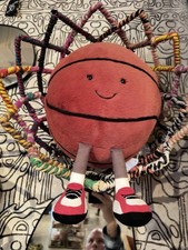 Jellycat Amuseable Sports Basketball Soft Plush Toy NWT 100 Real NOT FAKE