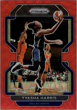 2022 Panini Prizm WNBA Prizms Ruby Wave #126 Tyasha Harris - BSK