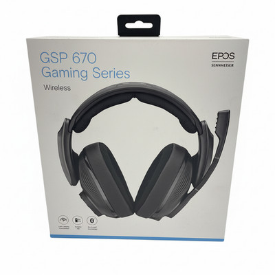 EPOS Sennheiser GSP 670 Wireless Gaming Headset Low Latency Bluetooth PC *READ*